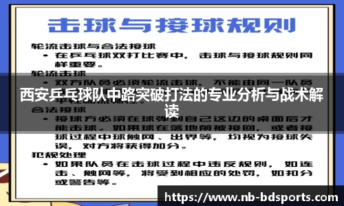 西安乒乓球队中路突破打法的专业分析与战术解读